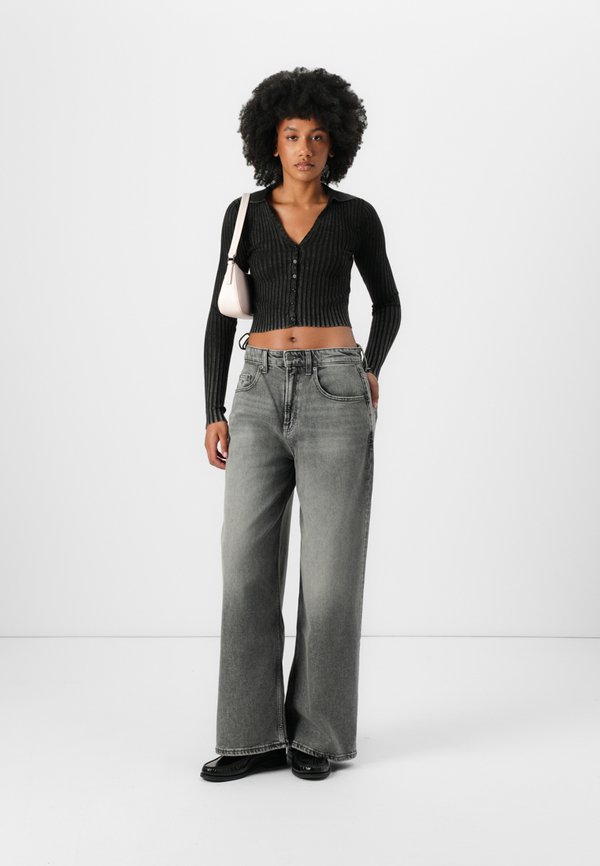 SHIRRED TIE CARDIGAN - Cardigan3