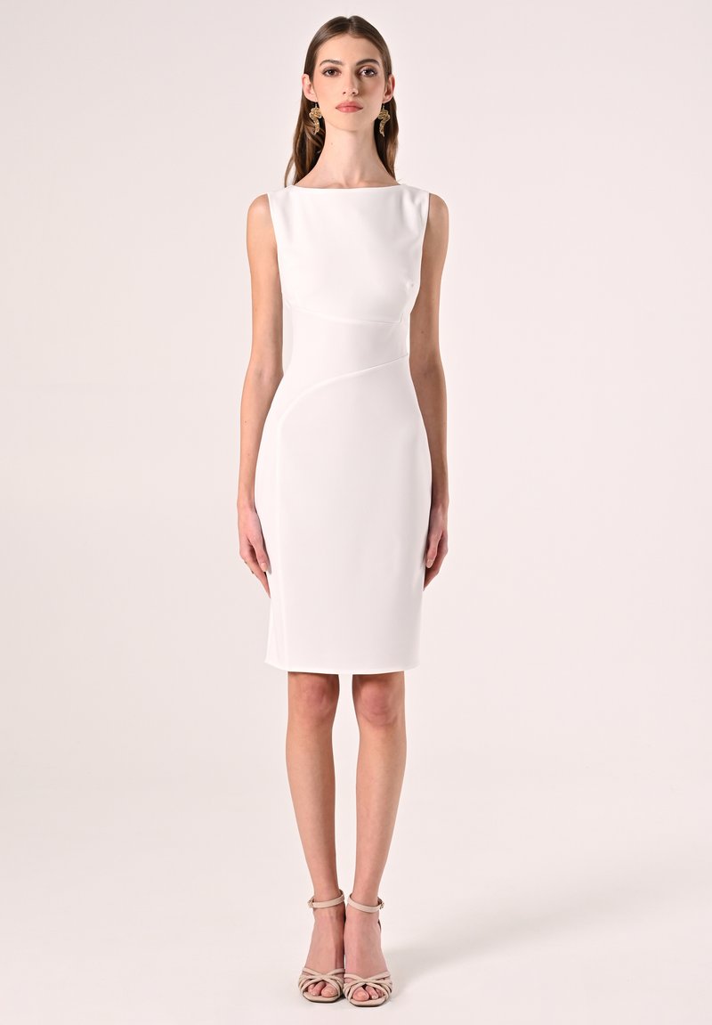 Rinascimento TUBINO MIDI - Etuikleid - white plain