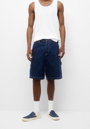 Denim shorts - dark blue