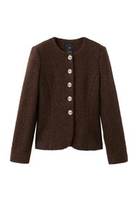 Chaqueta de punto - hnědá