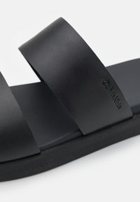 Calvin Klein DOUBLE STRAP - Ciabattine - black