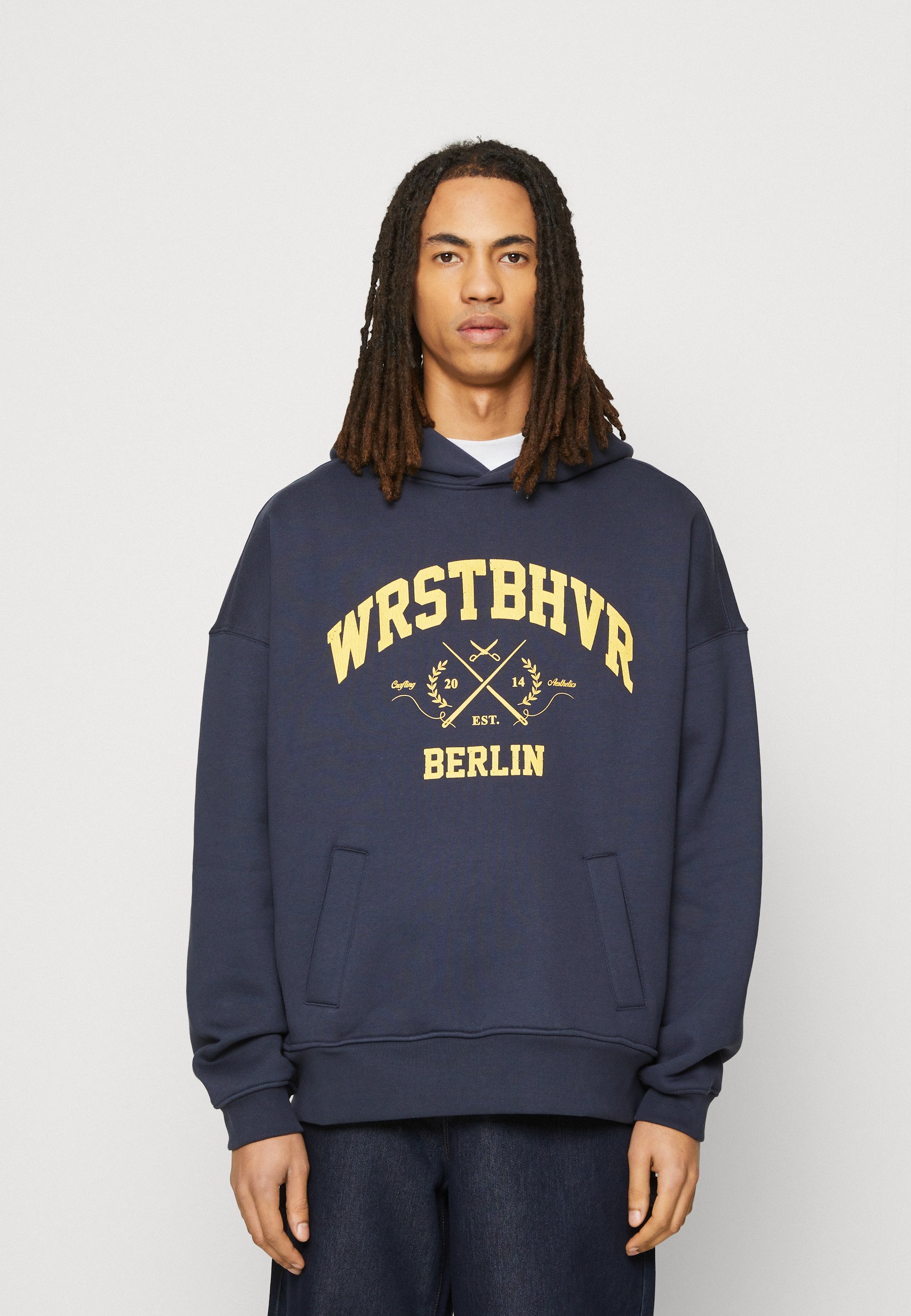 WRSTBHVR TAILR HOODIE UNISEX - Hoodie - inkwell/dark blue - Zalando.co.uk