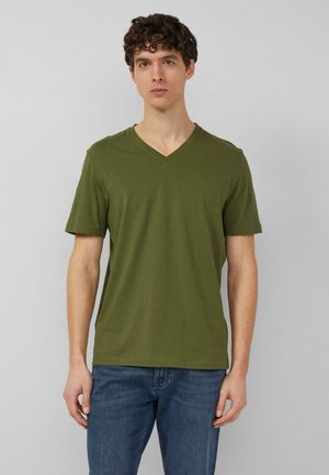 T-shirt basique - olivgrün