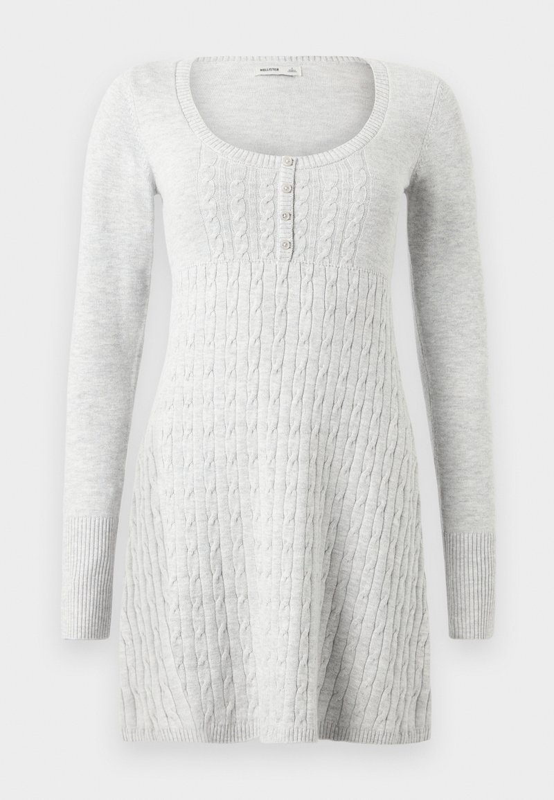 Hollister Co. Gebreide jurk grijs