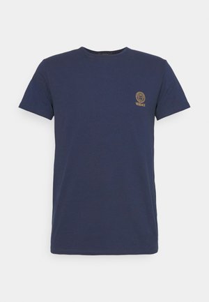 SHORT SLEEVES ROUND NECK NEW LOGO - Apatiniai marškiniai - blue