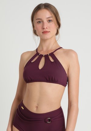 LASCANA BUSTIER - Bikini-Top - bordeaux