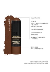 NUDESTIX TINTED BLUR FOUNDATION STICK - Fond de teint - deep 10
