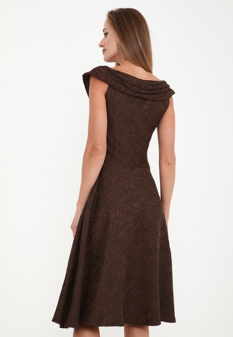 Madam T Cocktailkleid Festliches Kleid Braun Zalando De 