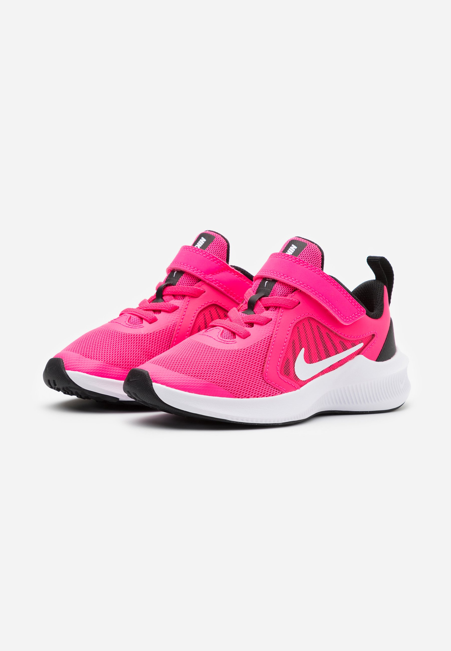 Nike Performance DOWNSHIFTER 10 UNISEX - Zapatillas de running neutras -  hyper pink/white/black/rosa - Zalando.es