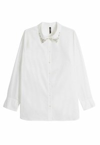 MED STRASS - Button-down blouse - White