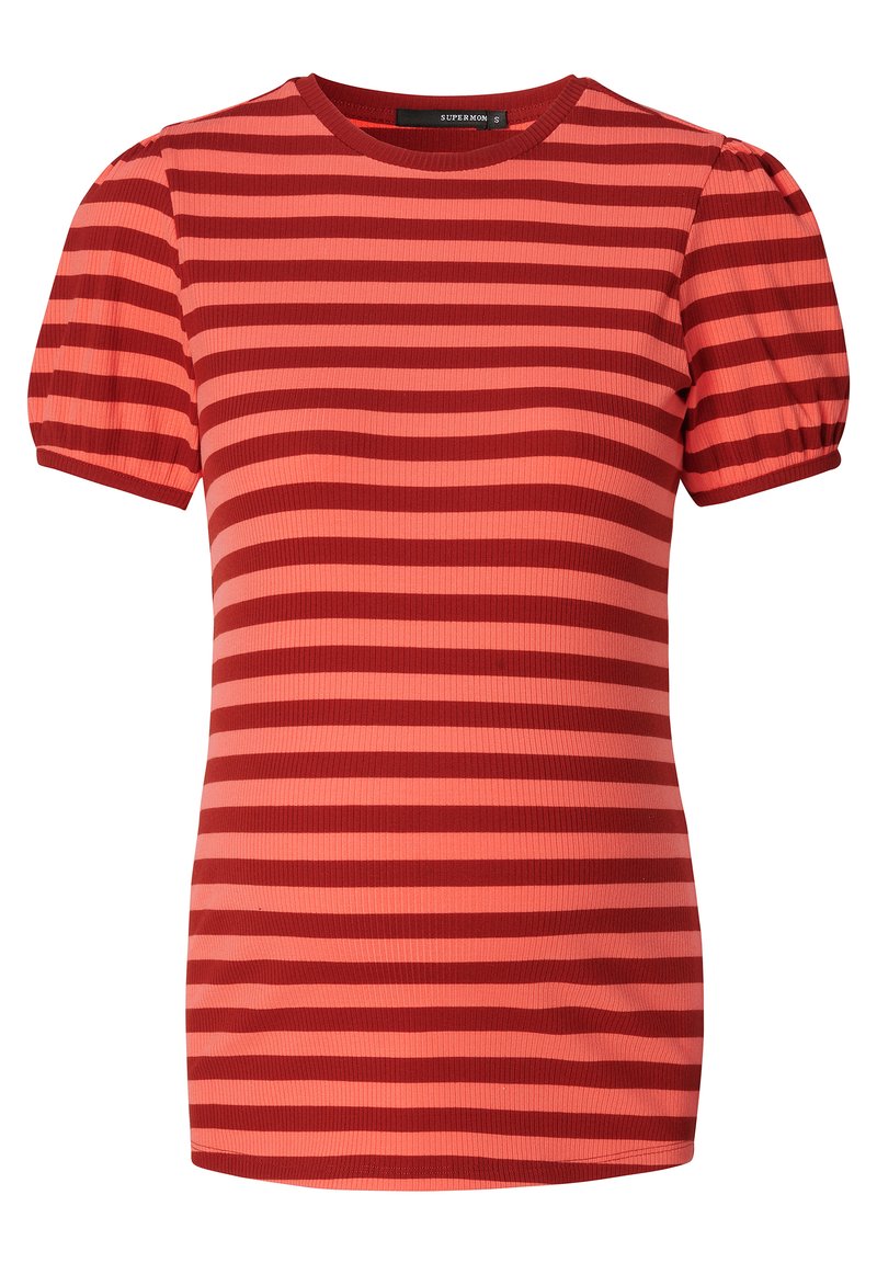 Supermom T-shirt print roze