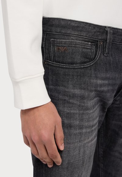 Emporio Armani Slim fit jeans - denim nero