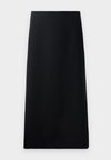 KICK DETAIL SKIRT - Gonna a campana - navy
