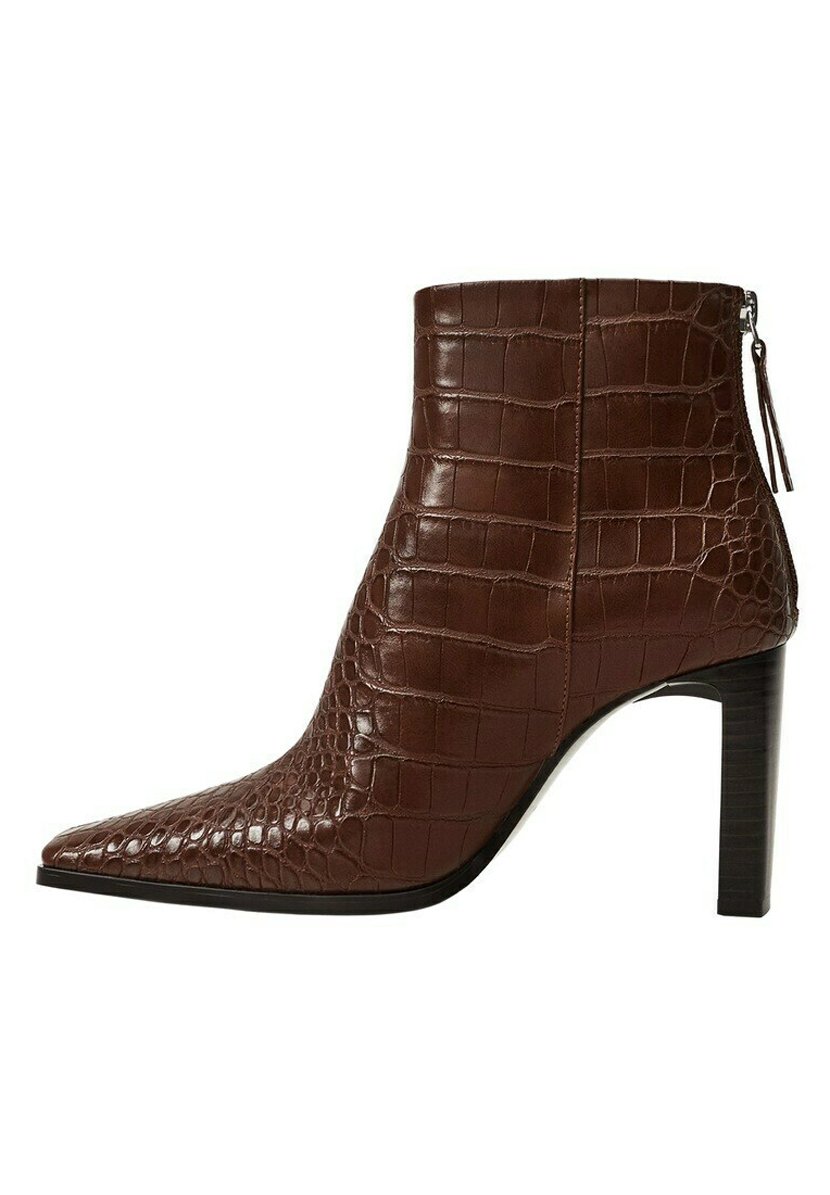Mango - Classic ankle boots - marrón