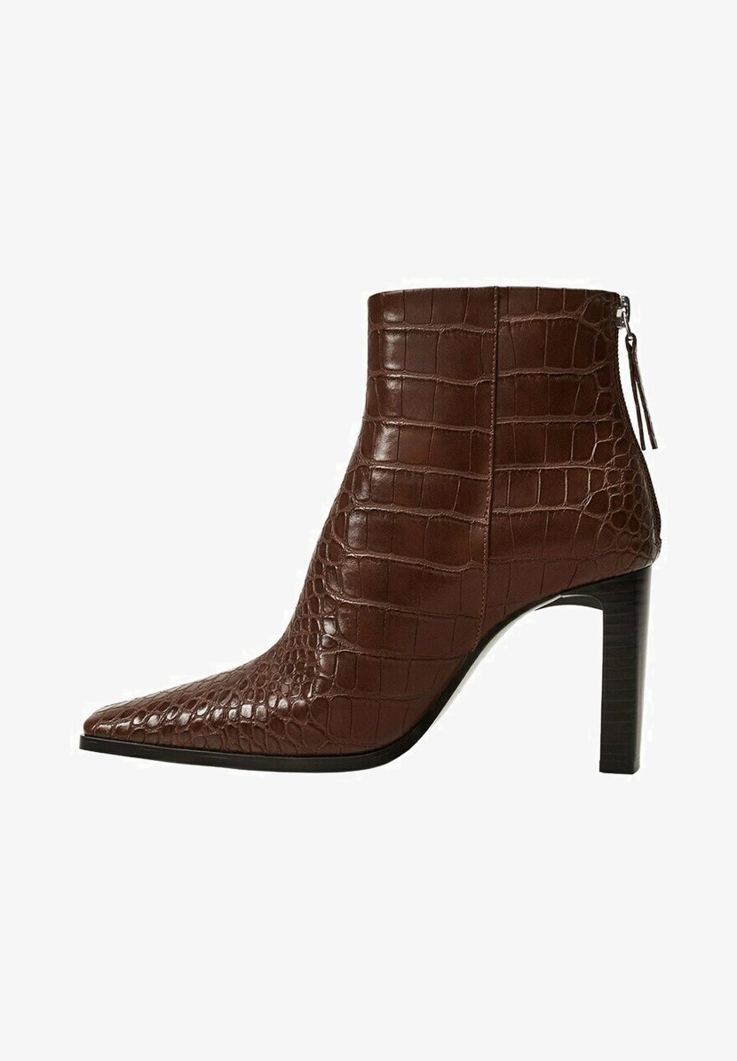 Mango - Classic ankle boots - marrón