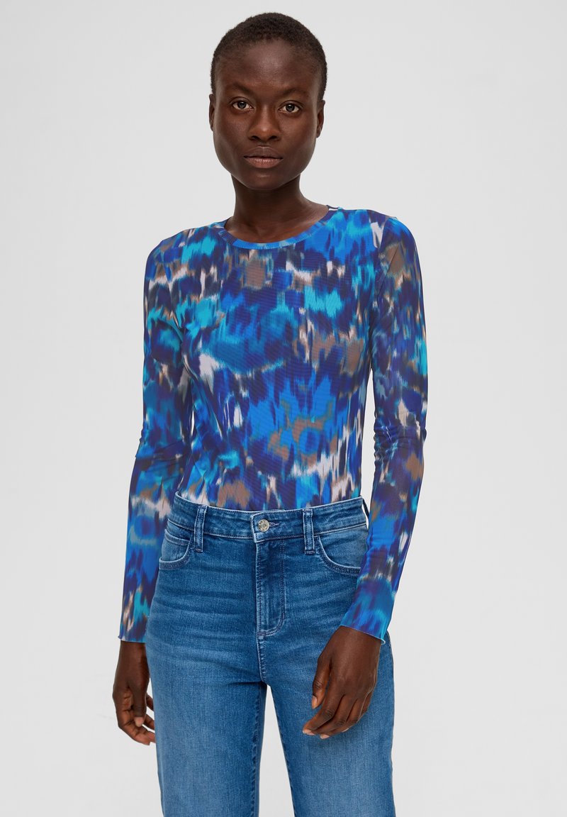 s.Oliver Langarmshirt - navy