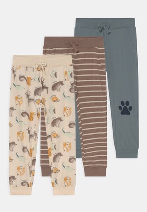 NMNMIO 3 PACK UNISEX - Pantaloni - whitecap gray