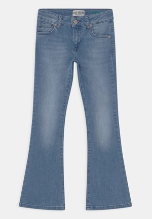 VERONIQUE - Bootcut jeans - light-blue denim