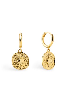 SOLSTICE SUN HOOP GOLD PLATED - Orecchini - gold-coloured