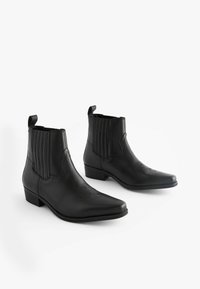 Next REGULAR FIT - Kovboju/motociklistu tipa puszābaki - black