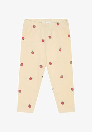 The New Siblings LARAWILA - Legíny – nohavice - angora strawberry aop