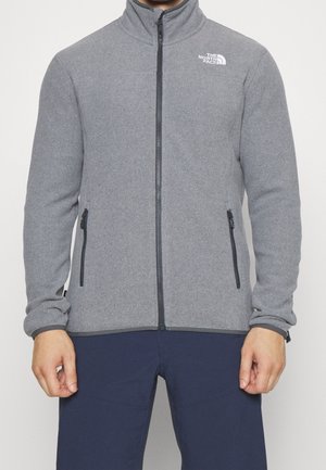 Fleecejacke - mottled grey