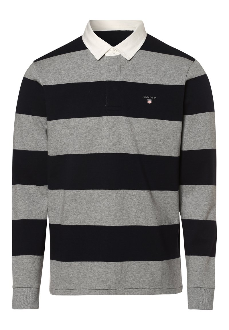 GANT BARSTRIPE HEAVY RUGGER - Poloshirt - grau - Zalando.de