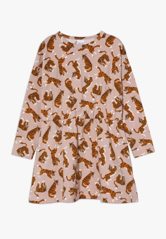 TIGER DRESS - Robe en jersey - rose