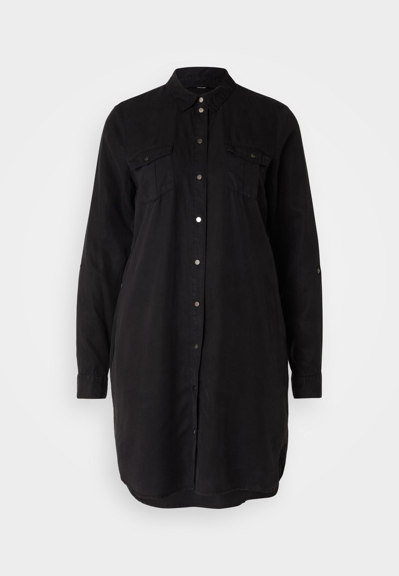 Vero Moda VMSILLA SHORT DRESS Vestido camisero black/negro