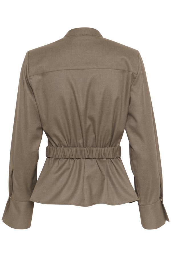 CACIA - Blouse - dark timberwolf melange4