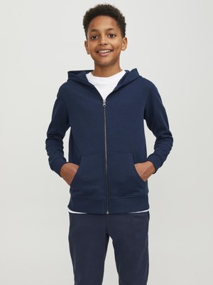 JJEBASIC - Sweater met rits - navy blazer