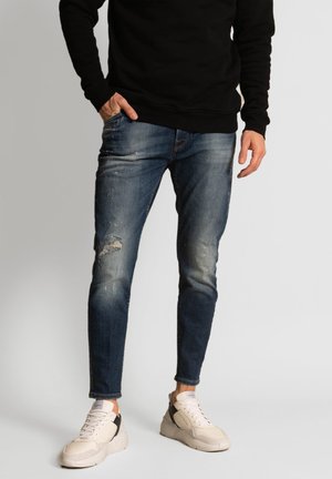 Jeans Slim Fit - destroyed denim