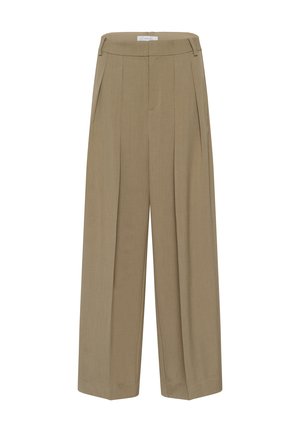 InWear BRIETTA WIDE - Stoffhose - tapenade melange