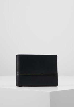LEATHER - Portemonnee - olive/black