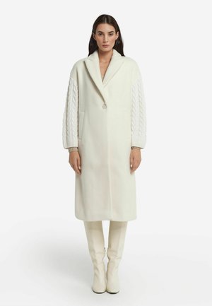 Klassischer Mantel - white