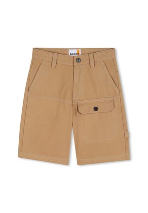 BERMUDA MET ELASTISCHE TAILLEBAND - Short - biscuit