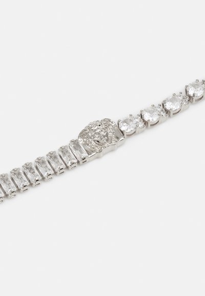 Versace NECKLACE - Verižica - silver-coloured/black
