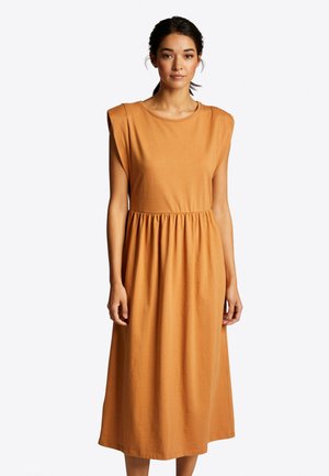 ÄRMELLOSES KLEID AUS BIO-BAUMWOLLE - Day dress - croissant