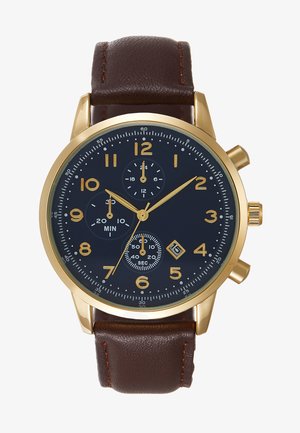 LEATHER - Reloj - cognac