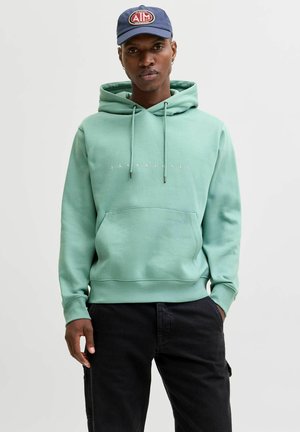 JJESTAR HOOD - Felpa - mineral blue