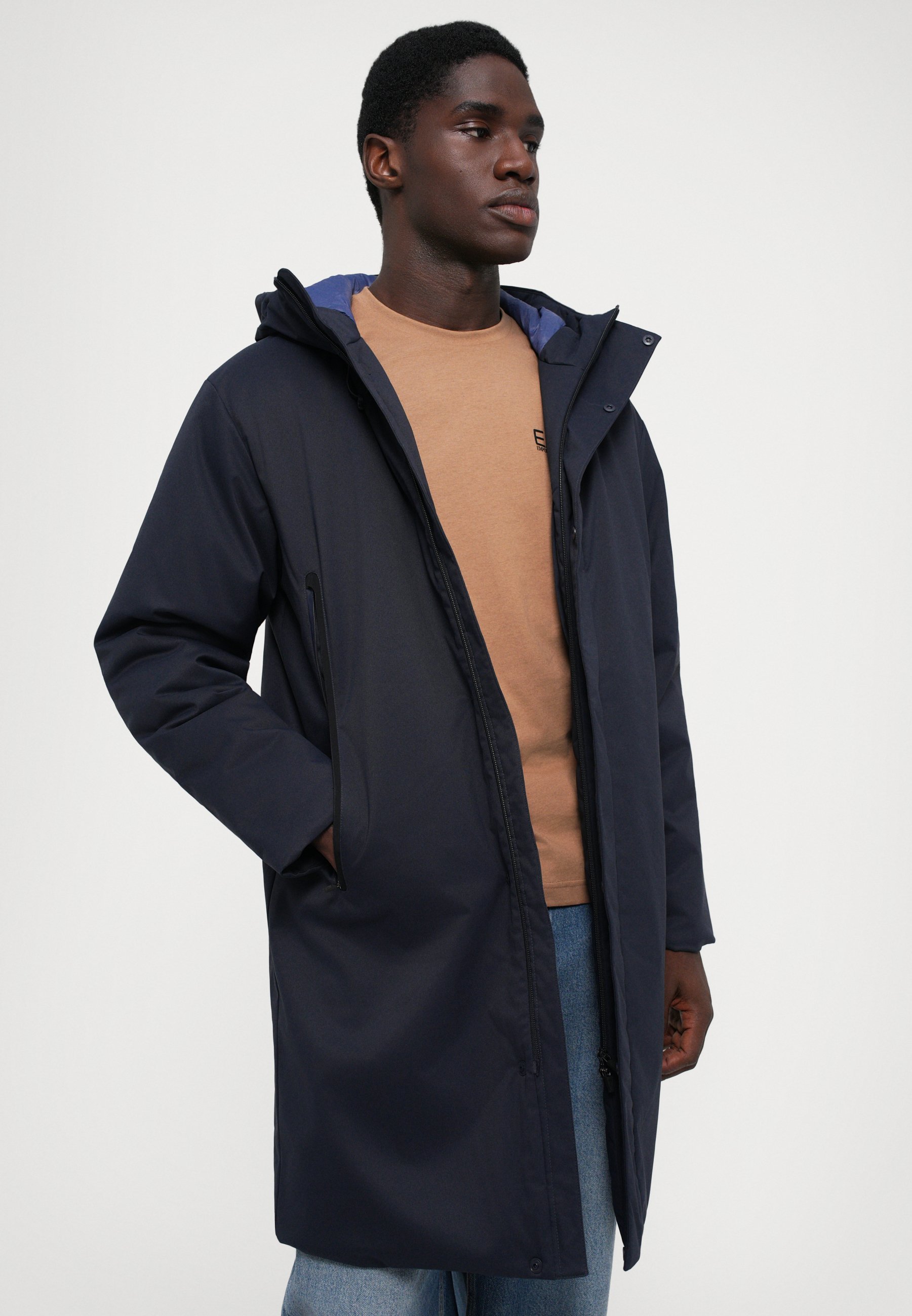 EA7 Emporio Armani MOUNTAIN TECH JACKET - Parka - blue - Zalando.co.uk
