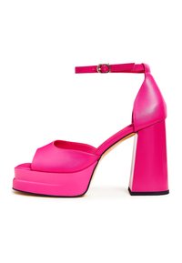 Cesare Gaspari Plateausandalette - fushia