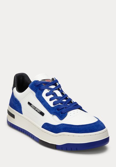 Polo Ralph Lauren PS300 LEATHER-SUEDE SNEAKER UNISEX - Sneakers - sapphire star/deckwash white