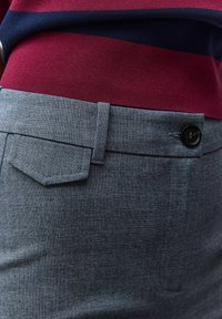 SLIM FLARED TAILORED - Nohavice - blue