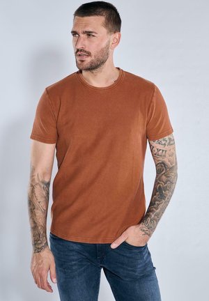 T-Shirt basic - dunkelorange