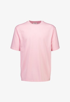 Lindbergh, O-NECK TEE OVERSIZE S/S - T-shirts basic - fresh pink