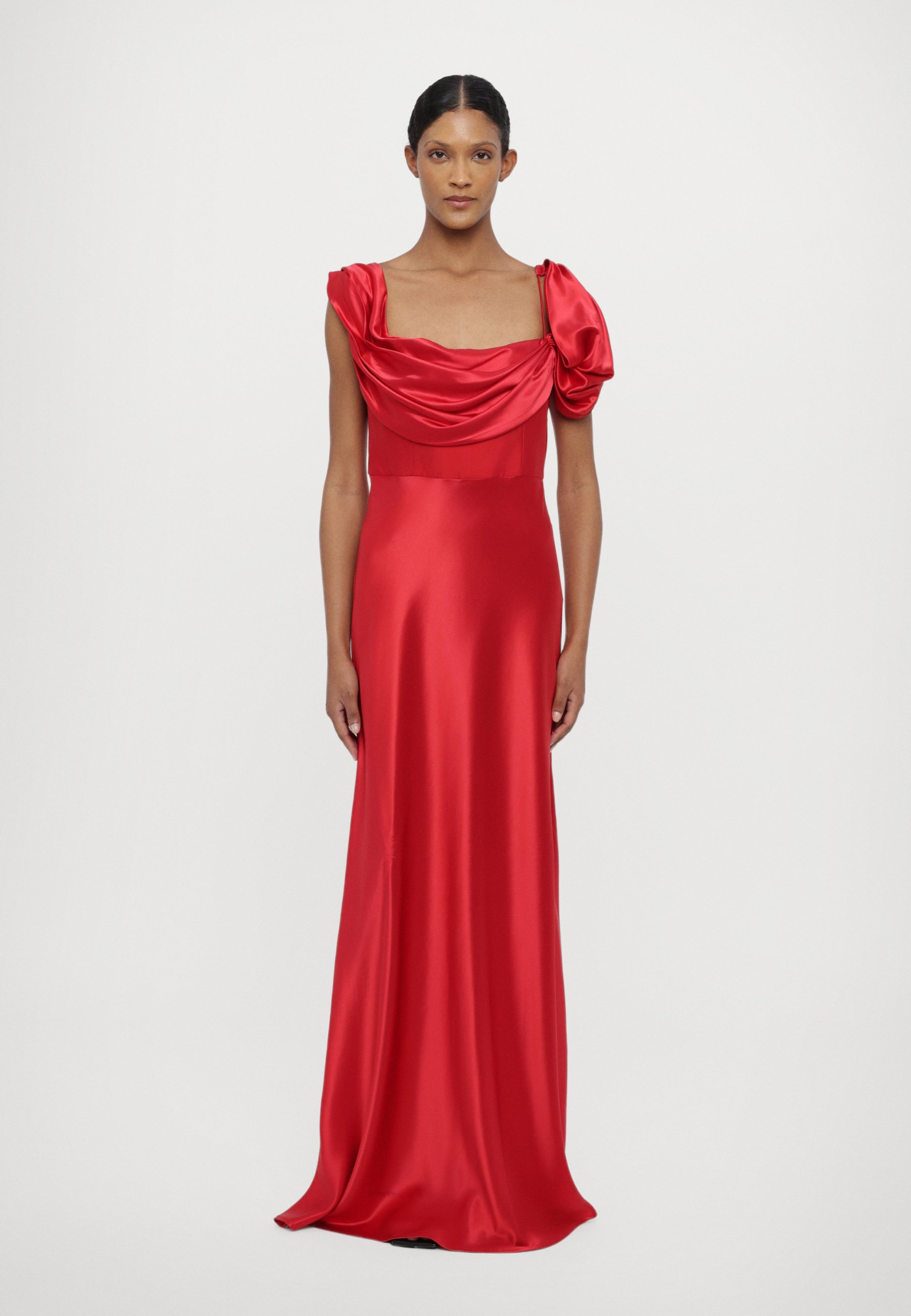 open lace back dress Rachel Gilbert Women's Sawyer Dress, Red, Wool/Silk, 4 main image 0