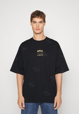 TALBOA - T-shirt con stampa - black