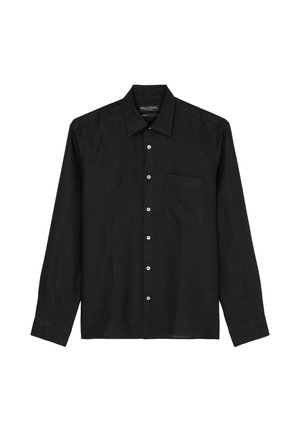 Marc O'Polo KENT COLLAR, LONG SLEEVES, ONE RECTANGULAR CHEST POCKET, STYLE - Shirt - black
