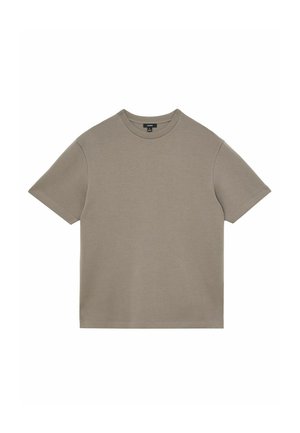 Reiss, REGULAR FIT - CADE T-SHIRT - Basic T-shirt - mushroom brown